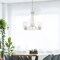 Designers Fountain Liam 3 Light Contemporary Satin Platinum with Clear Glass Shades Chandelier For Dining Rooms 93083-SP - alternate 2